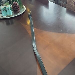 Elegant Black Leather Belt